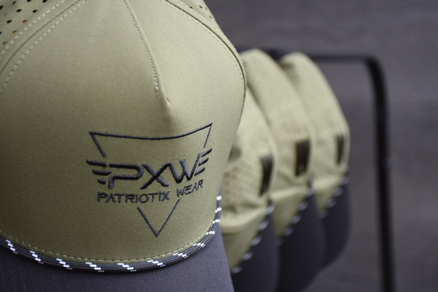Performance Cap - Olive Green & Black