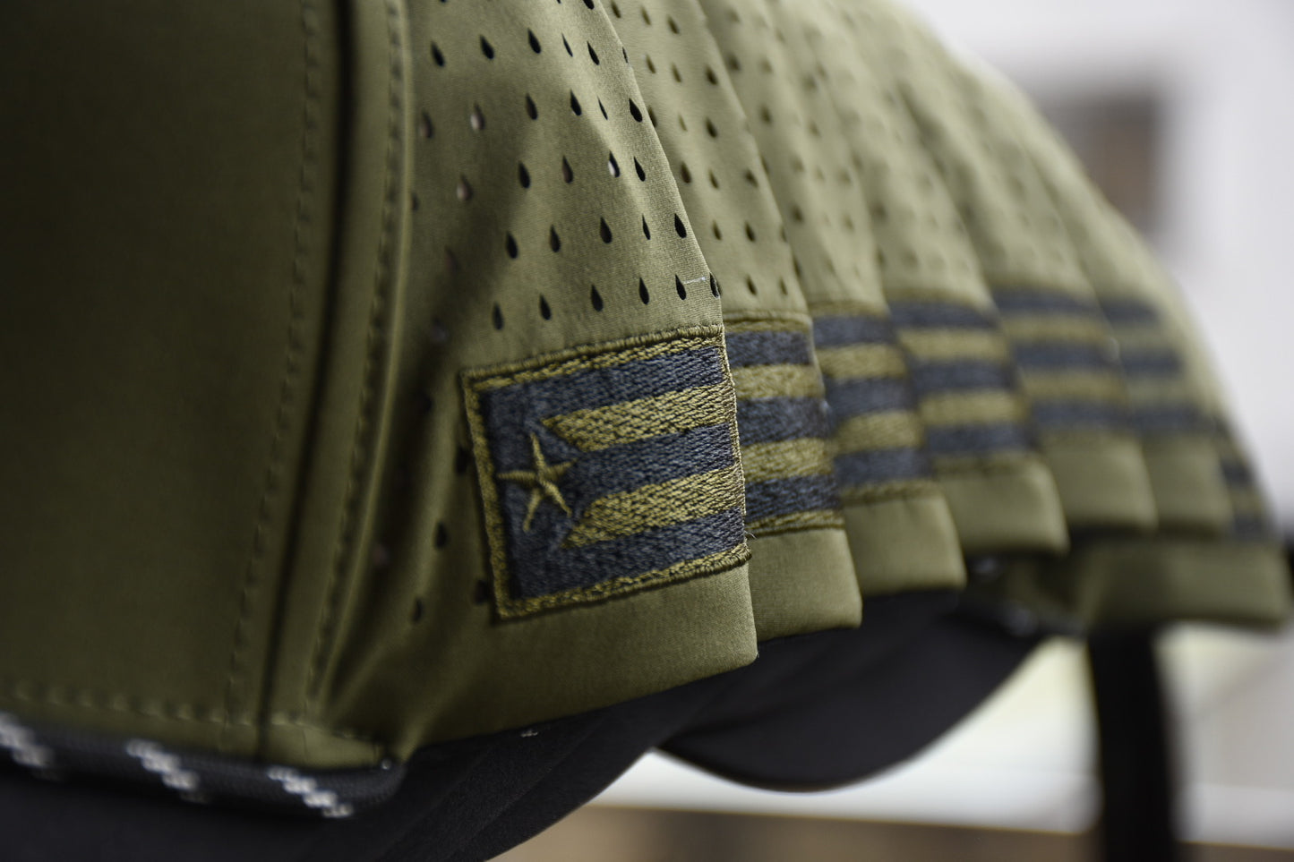 Performance Cap - Olive Green & Black