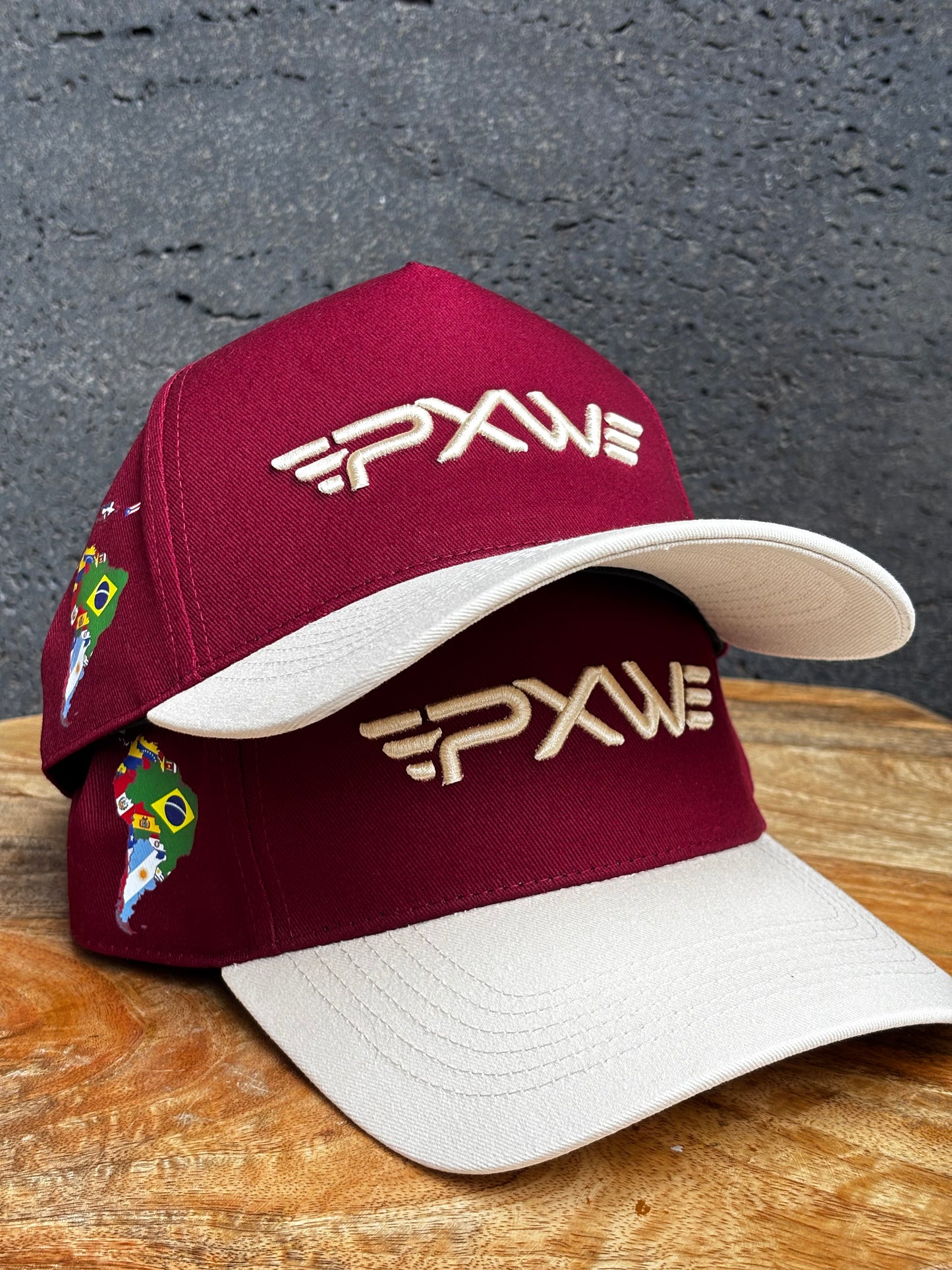 PXW América Latina Edition Snapback (Burgundy)